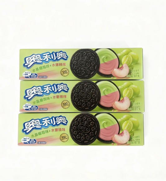 Oreo Grape and Peach Flavors