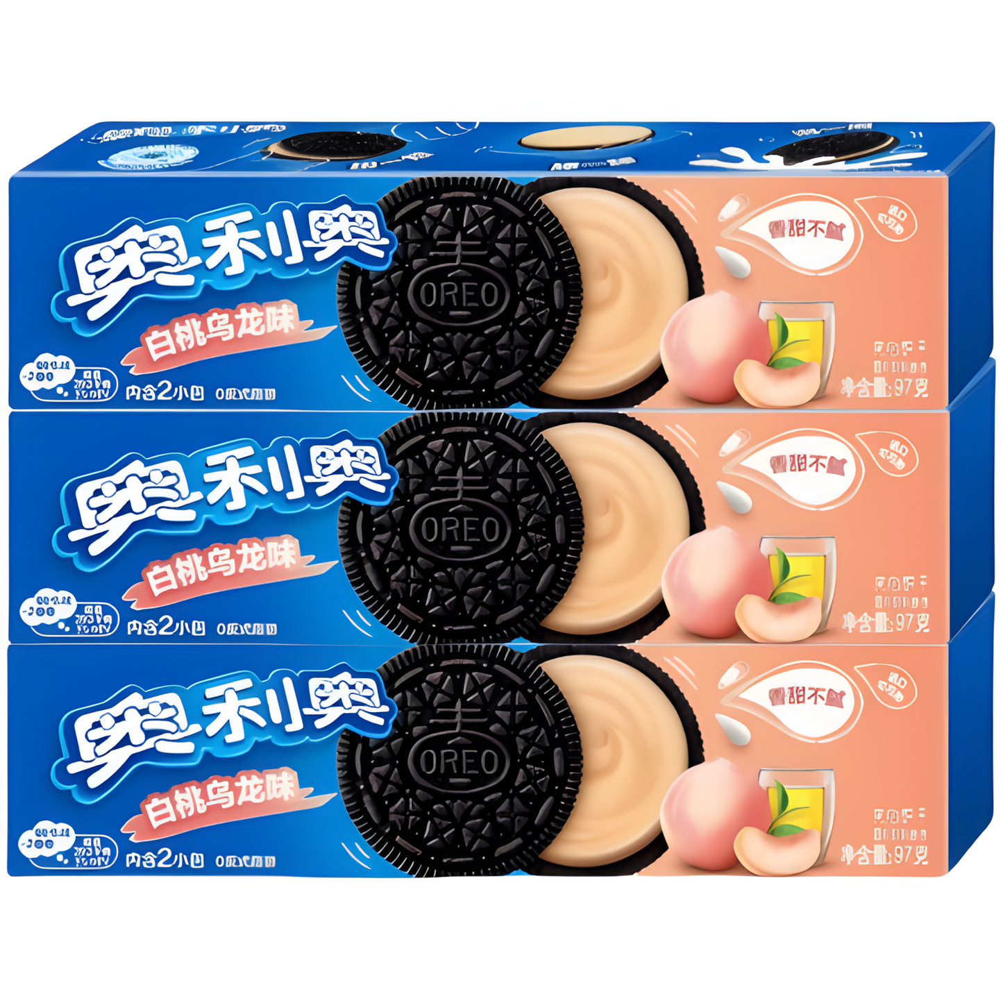 Oreo Peach Oolong Flavor